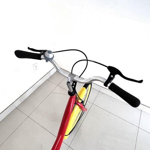 TOYTEXX 24 inch Wheels 3-Seat Tandem Bicycle Family Cruise Comfort Bike for Adults, Couples, Families (Red) - Toytexx TOYTEXX 24 inch Wheels 3-Seat Tandem Bicycle Family Cruise Comfort Bike for Adults, Couples, Families (Red) - Toytexx